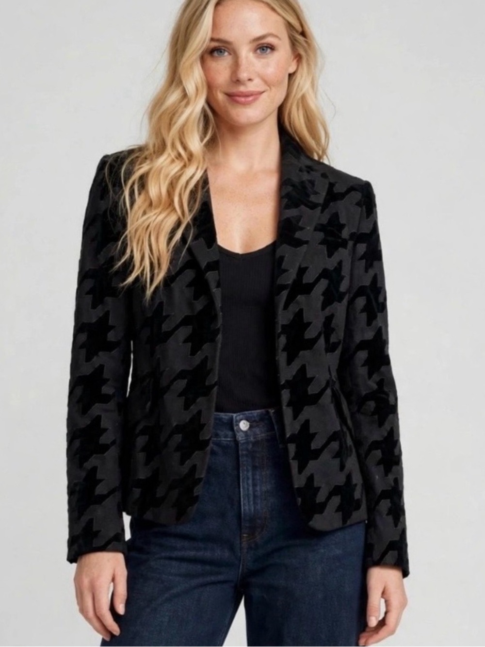 AKRIS Punto Velvet Wool Blazer Jacket